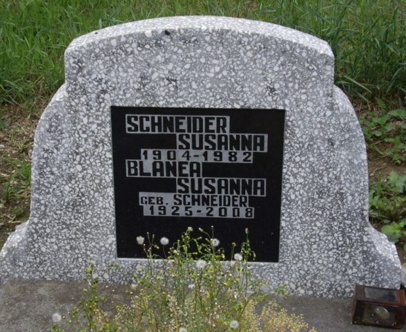 Schneider Susanna 1904-1982 Grabstein